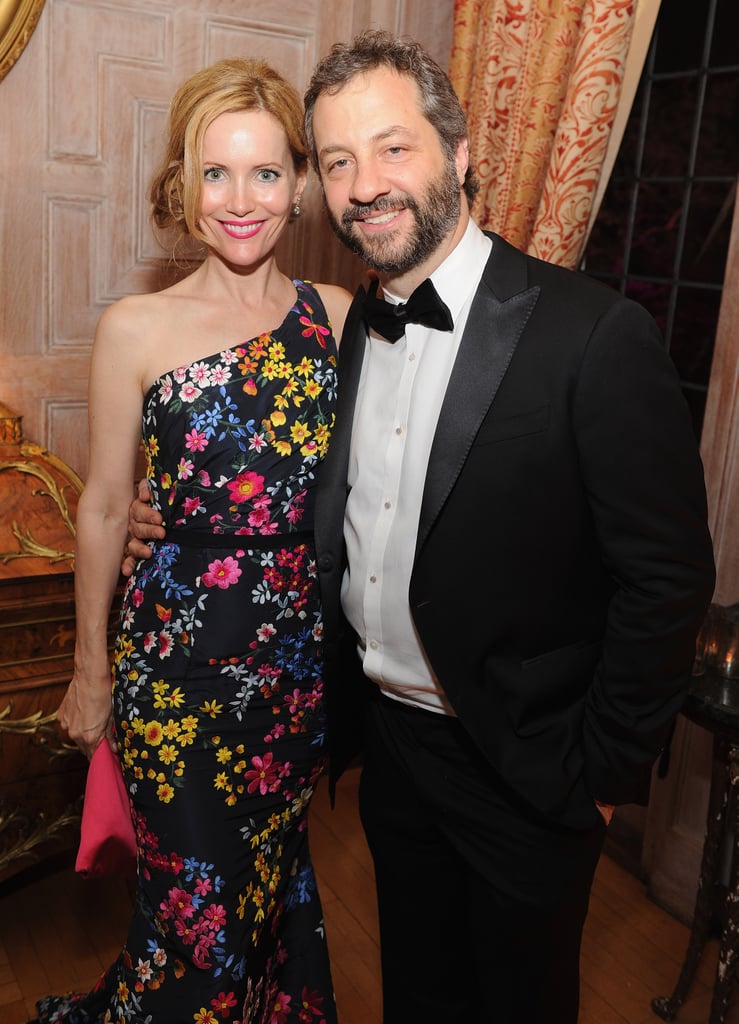 Leslie Mann and husband Judd Apatow posed together at the White House