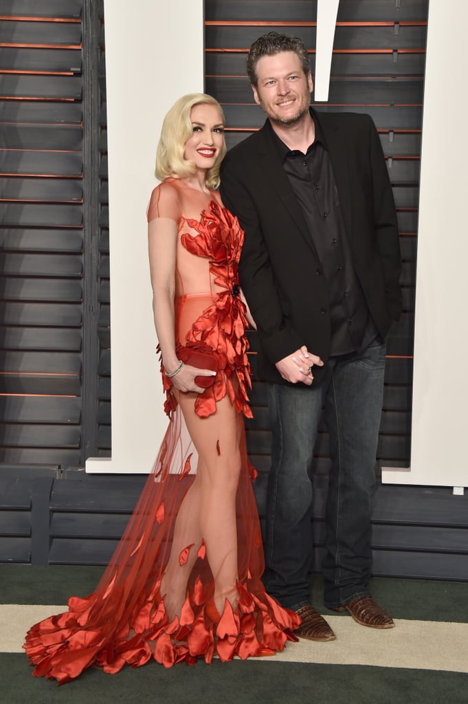 Gwen Stefani and Blake Shelton at Vanity Fair Party 2016