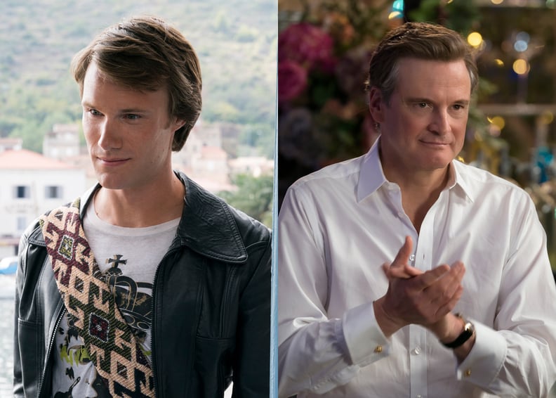 Hugh Skinner and Colin Firth as Harry