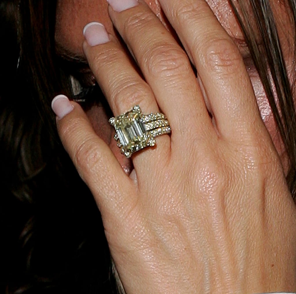 Victoria Beckham's Engagement Rings: The Emerald-Cut Yellow Diamond