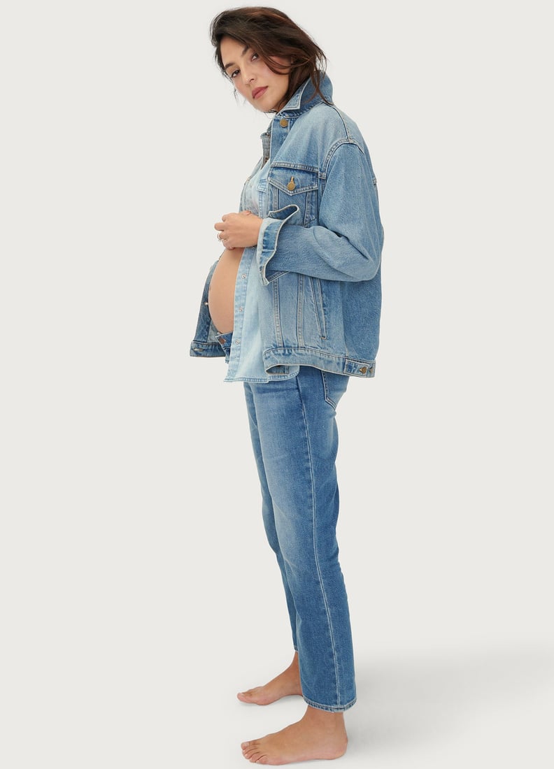 A Jean Jacket: Hatch The Classic Maternity Jean Jacket