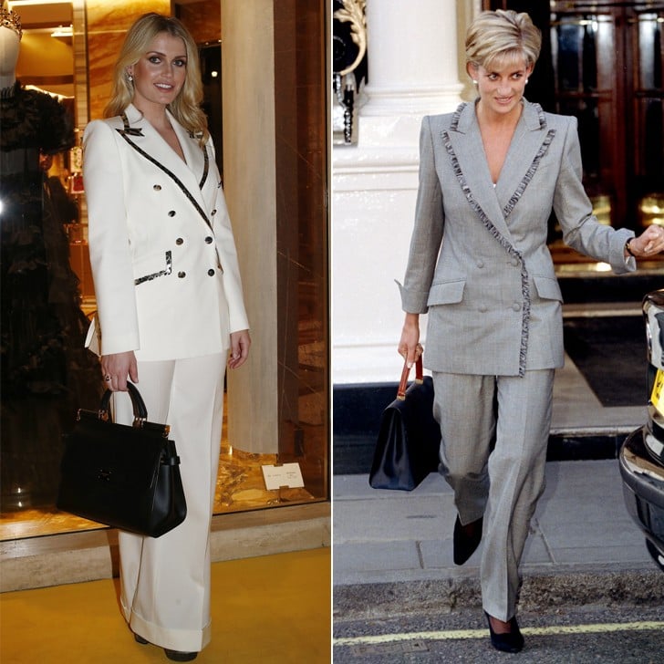Lady Kitty Spencer Dolce Gabbana Suit 2019 Popsugar Fashion Uk