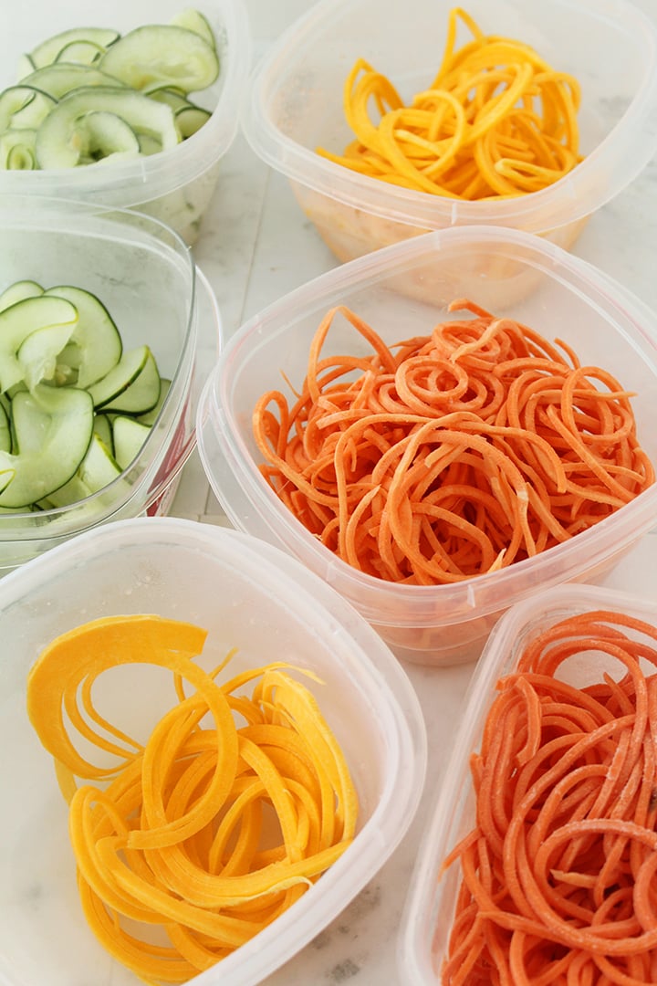 Dinner: Spiralized Noodles