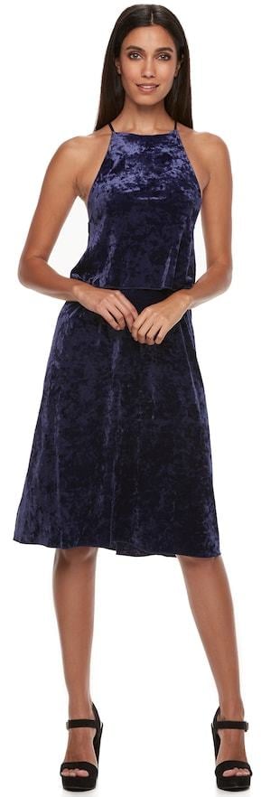 Apt. 9 Popover Velvet Slip Dress