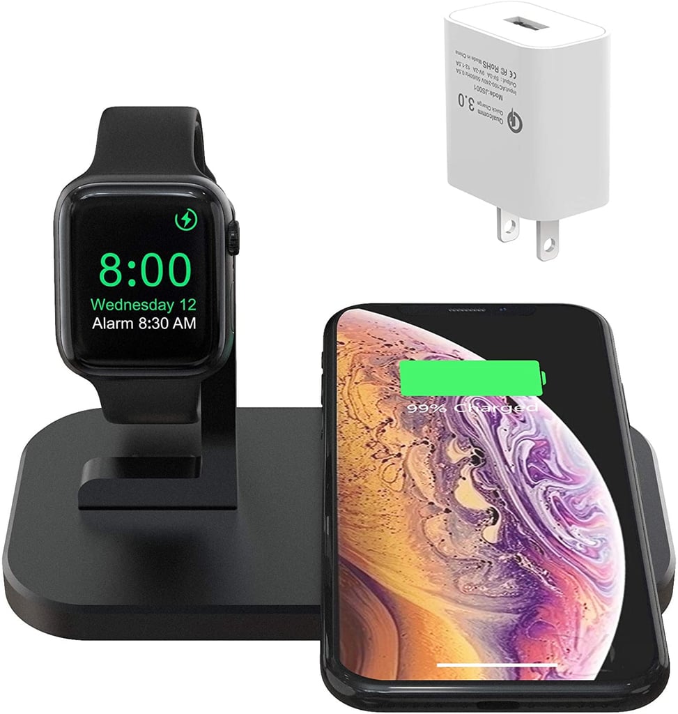 Bnchi 2-in-1 Aluminium Alloy Wireless Charging Station