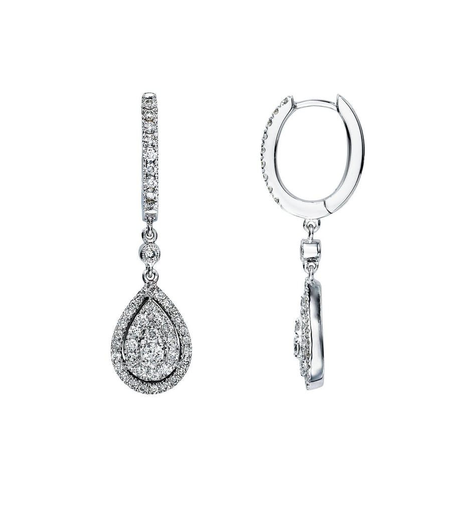 Neil Lane diamond and white gold earrings ($2,000)