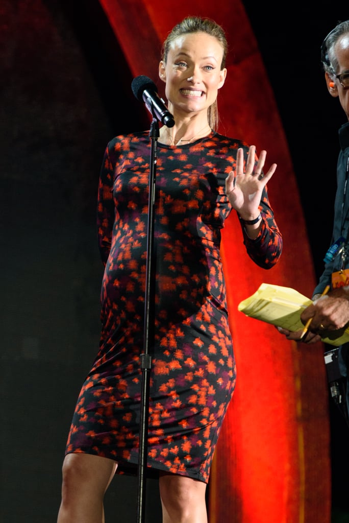 Olivia Wilde Pregnant at Global Citizen Festival 2016