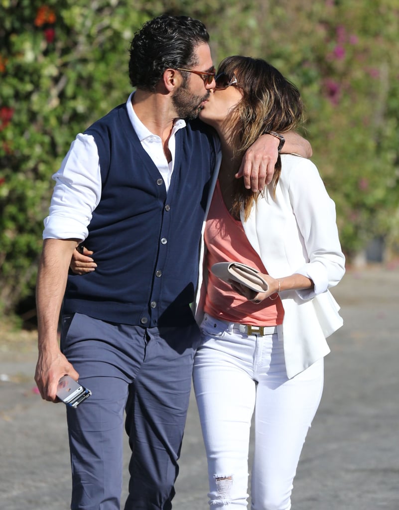 Eva Longoria and her boyfriend, Jose Baston, packed on the PDA in LA.