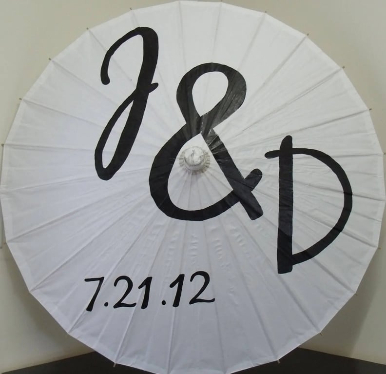 Flower Girl Basket Alternatives: Personalized Parasol