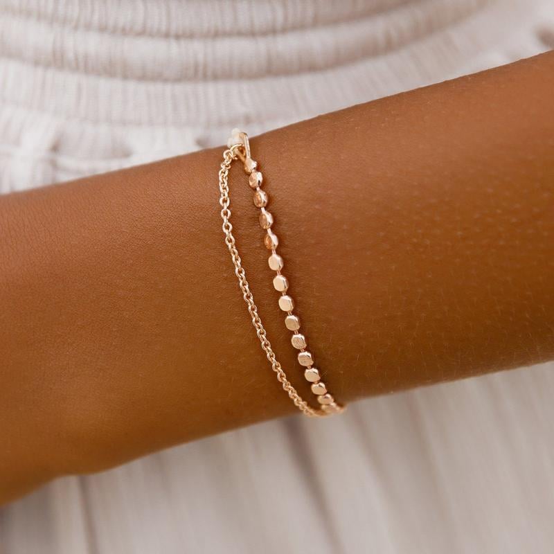 Madison Bailey x Pura Vida Delicate Layered Chain Bracelet