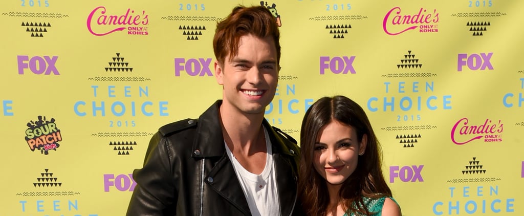 Victoria Justice and Boyfriend 2015 Teen Choice Awards