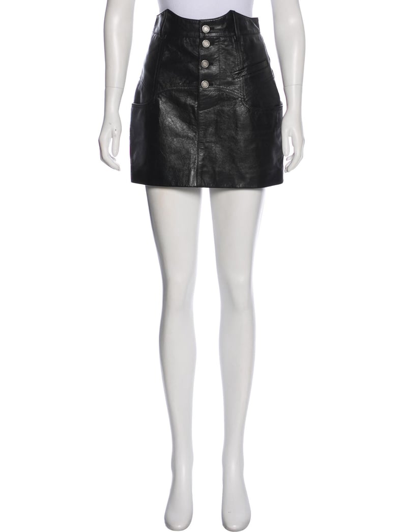 Saint Laurent 2018 Leather Skirt