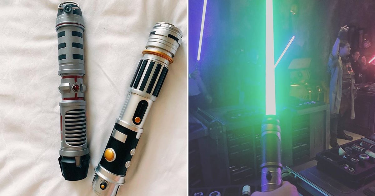Custom lightsabers galaxy's edge top