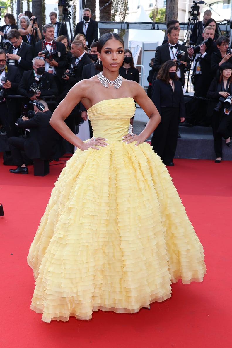 Lori Harvey at the Opening Ceremony of the 75th Annual Cannes Film Festival