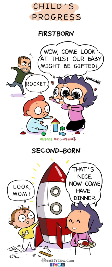 Comic About Raising Your Second Kid