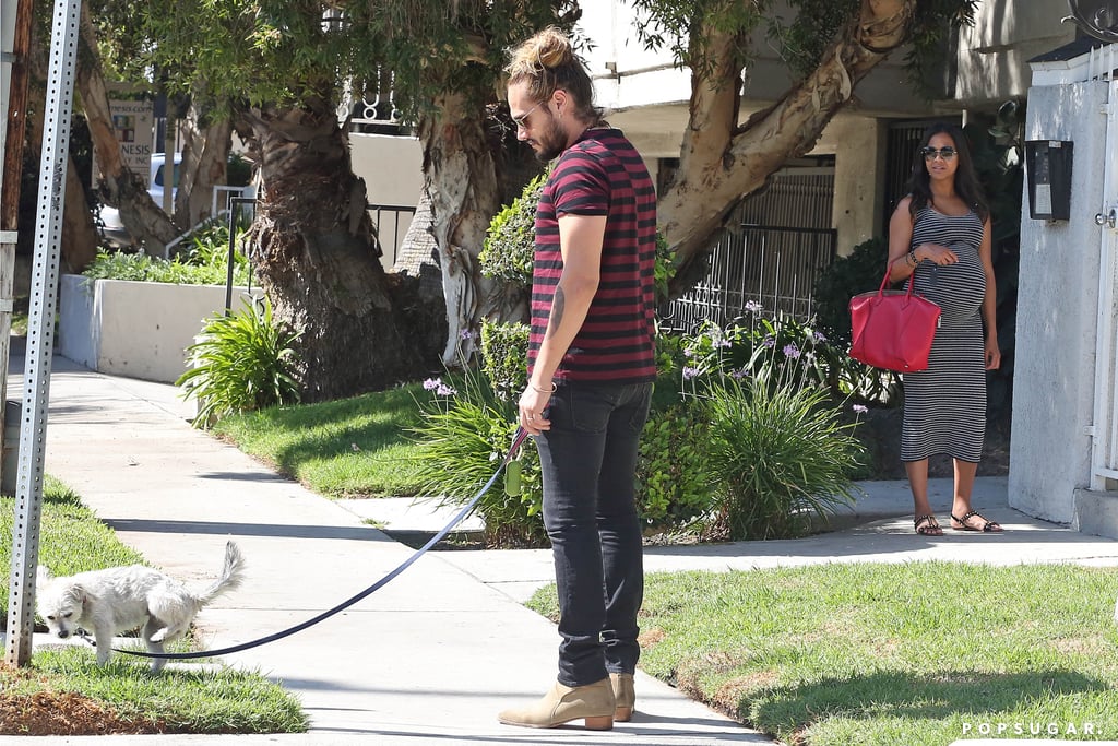 Zoe Saldana and Marco Perego Kiss | Pictures