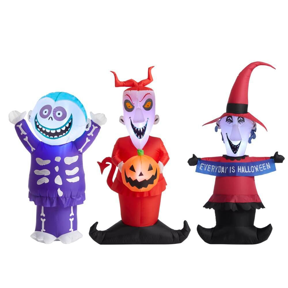 Disney Lock, Shock, and Barrel Disney Halloween Inflatable Pack