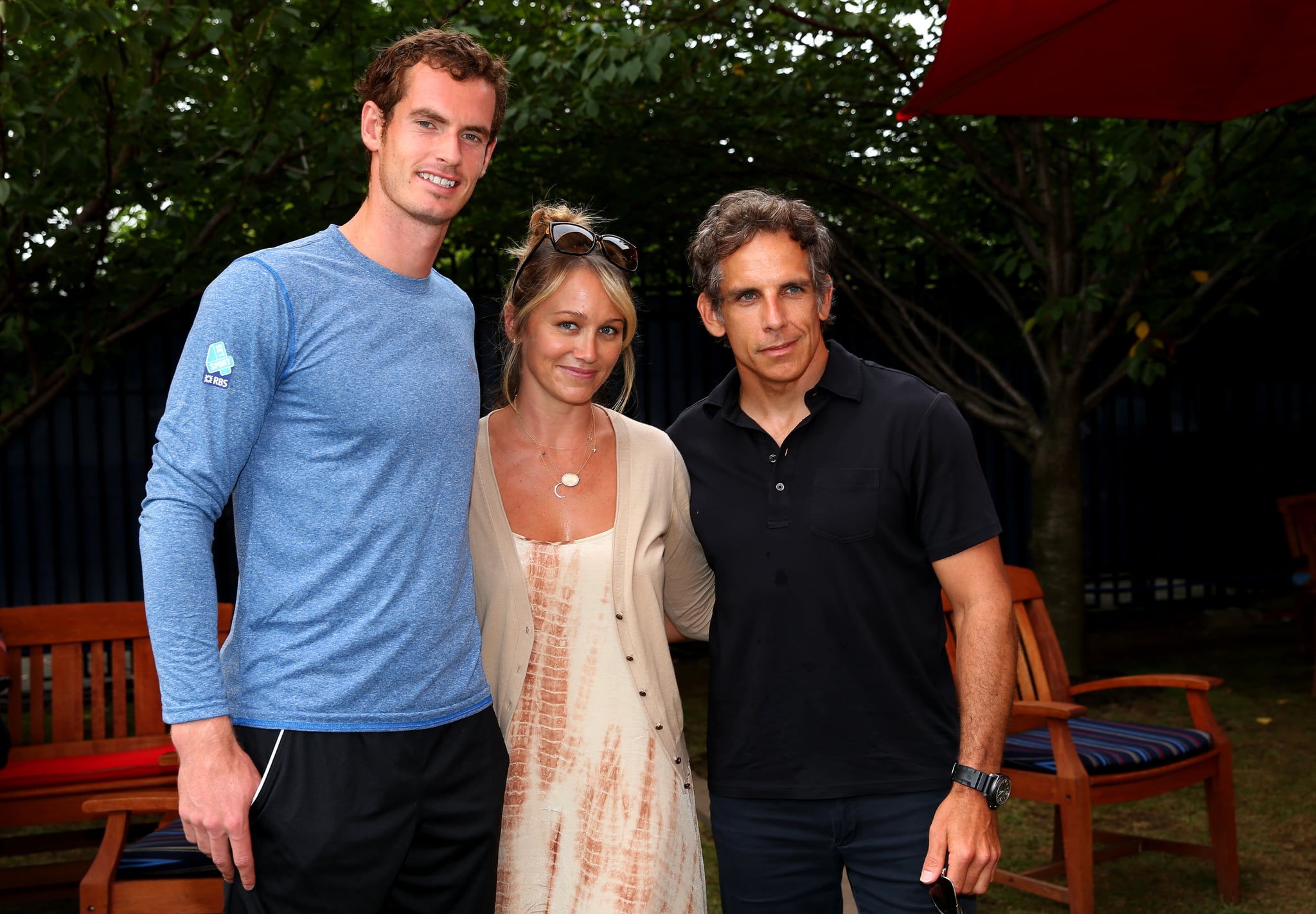 Andy Murray posed for a picture with Ben Stiller and ...