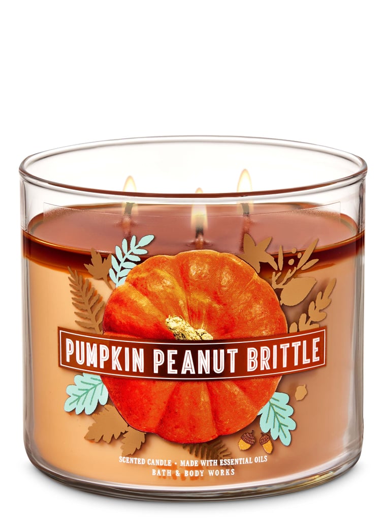 Bath and Body Works Pumpkin Peanut Brittle 3-Wick Candle