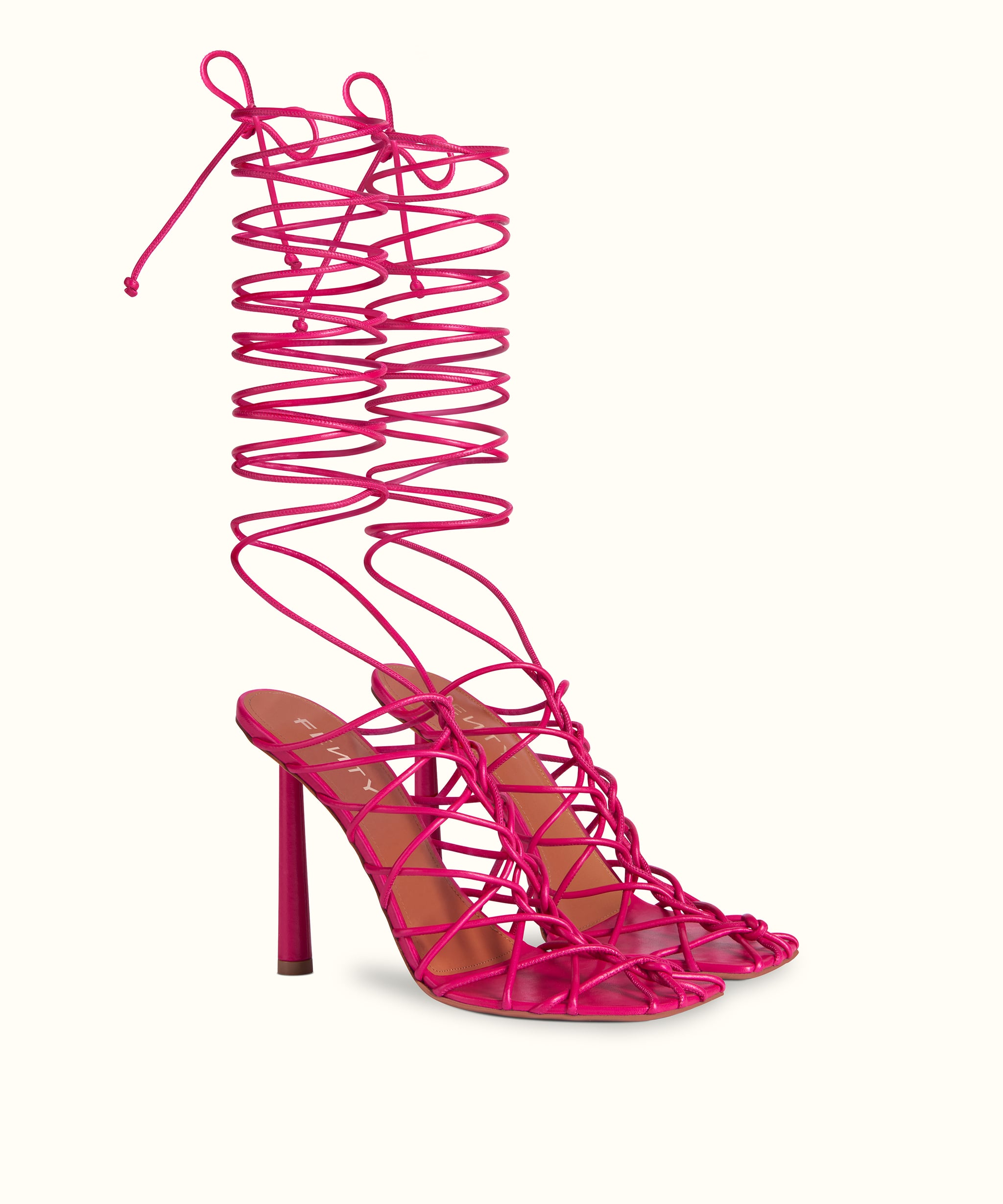 Pink caged heels Clearance