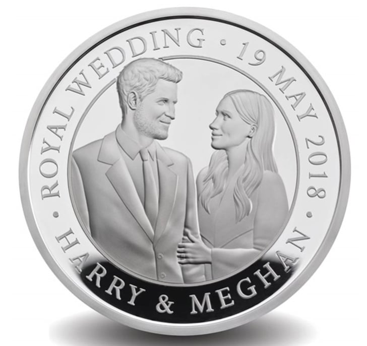 Prince Harry and Meghan Markle's Official Royal Wedding Coin POPSUGAR