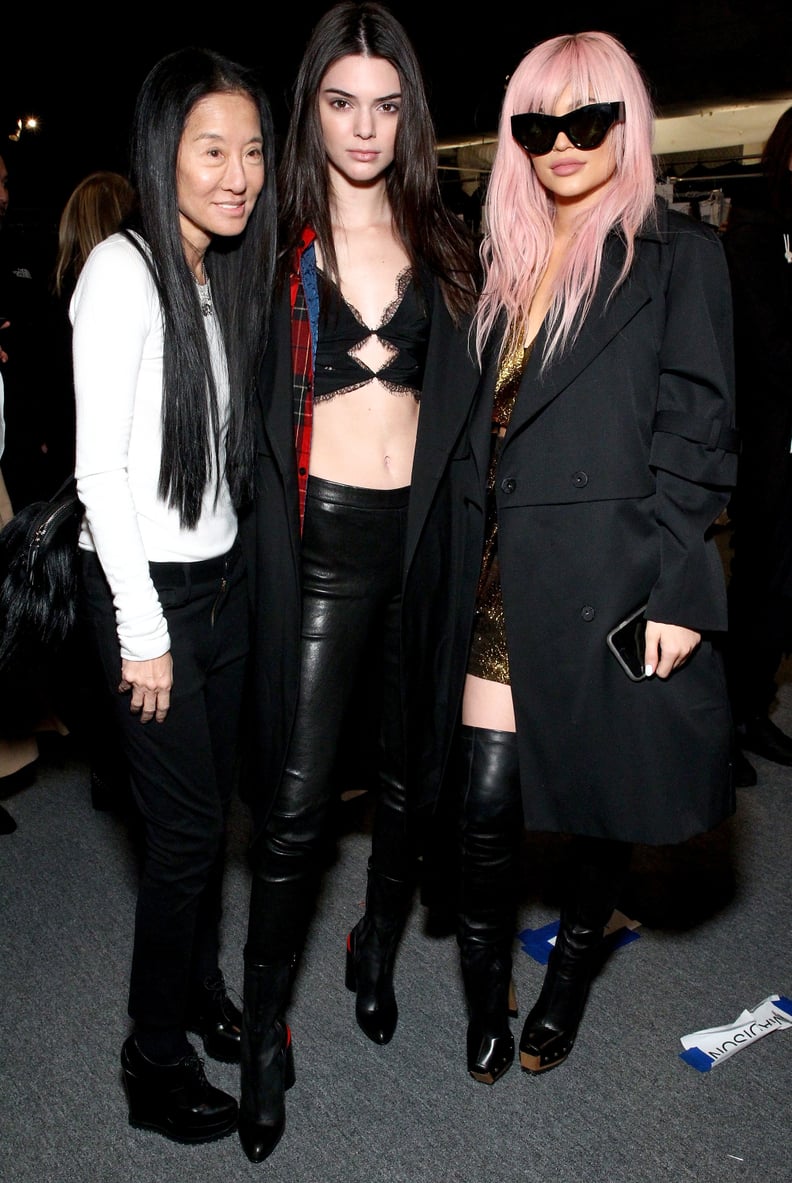 Backstage, the Model Posed With Her Sister and the Designer