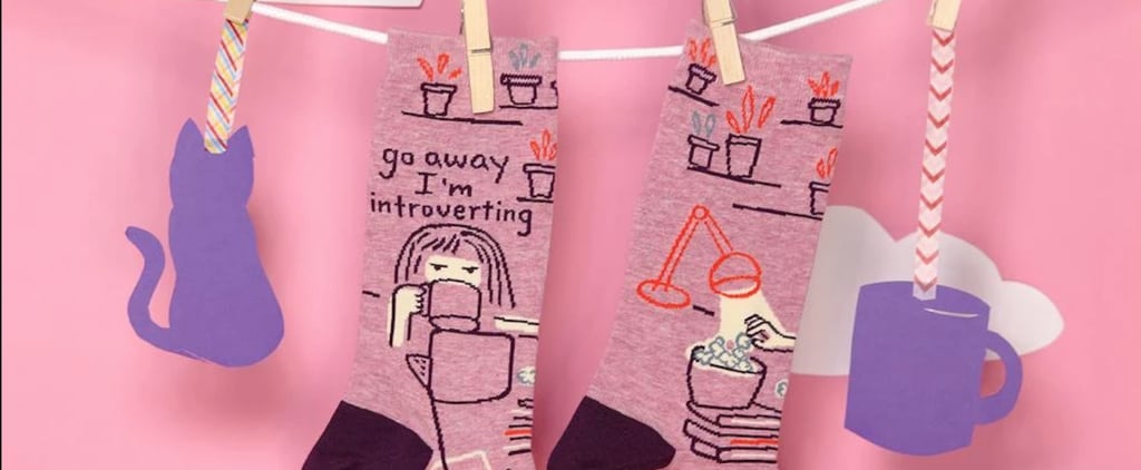 "Go Away I'm Introverting" Socks