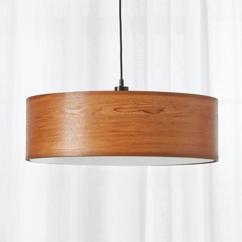 Celeste: Wood Veneer Pendant Light