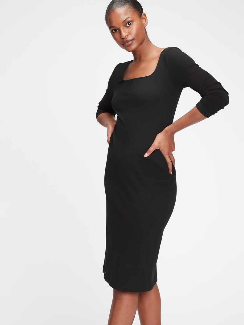 Gap Squareneck Rib Dress