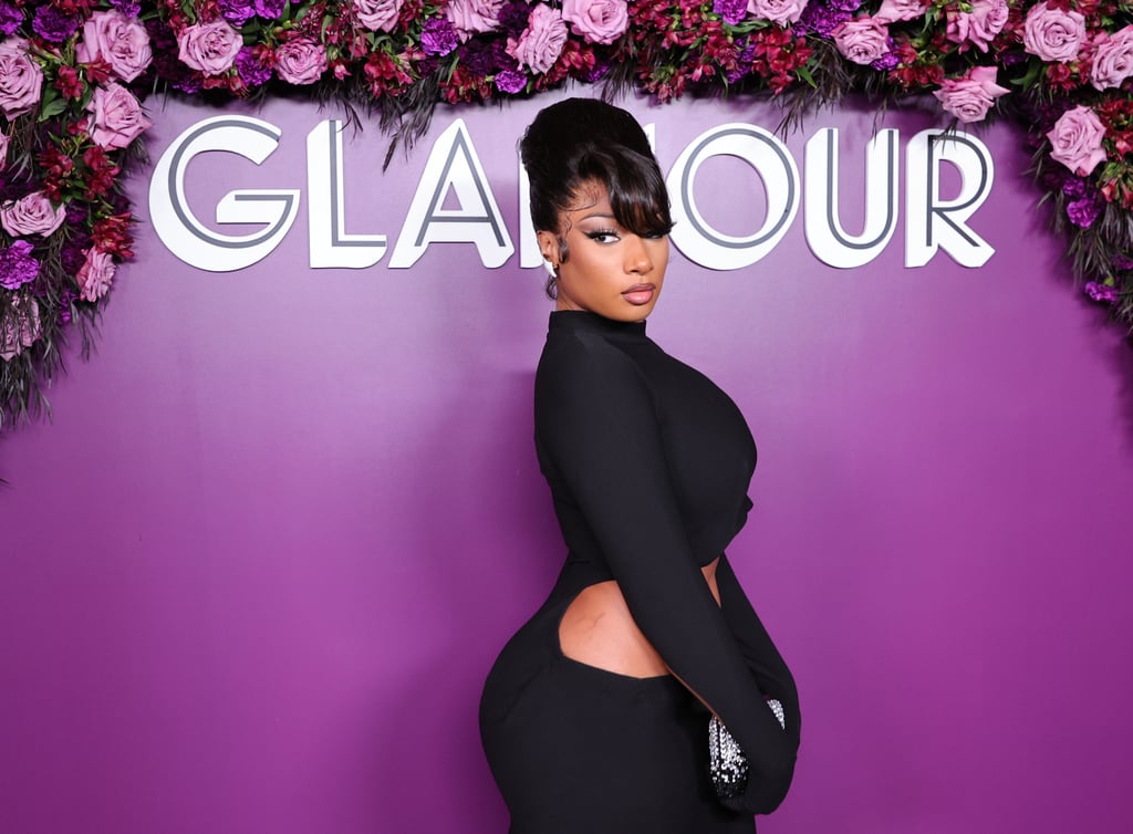 Megan Thee Stallion's Cutout Monot Dress at Glamour Awards