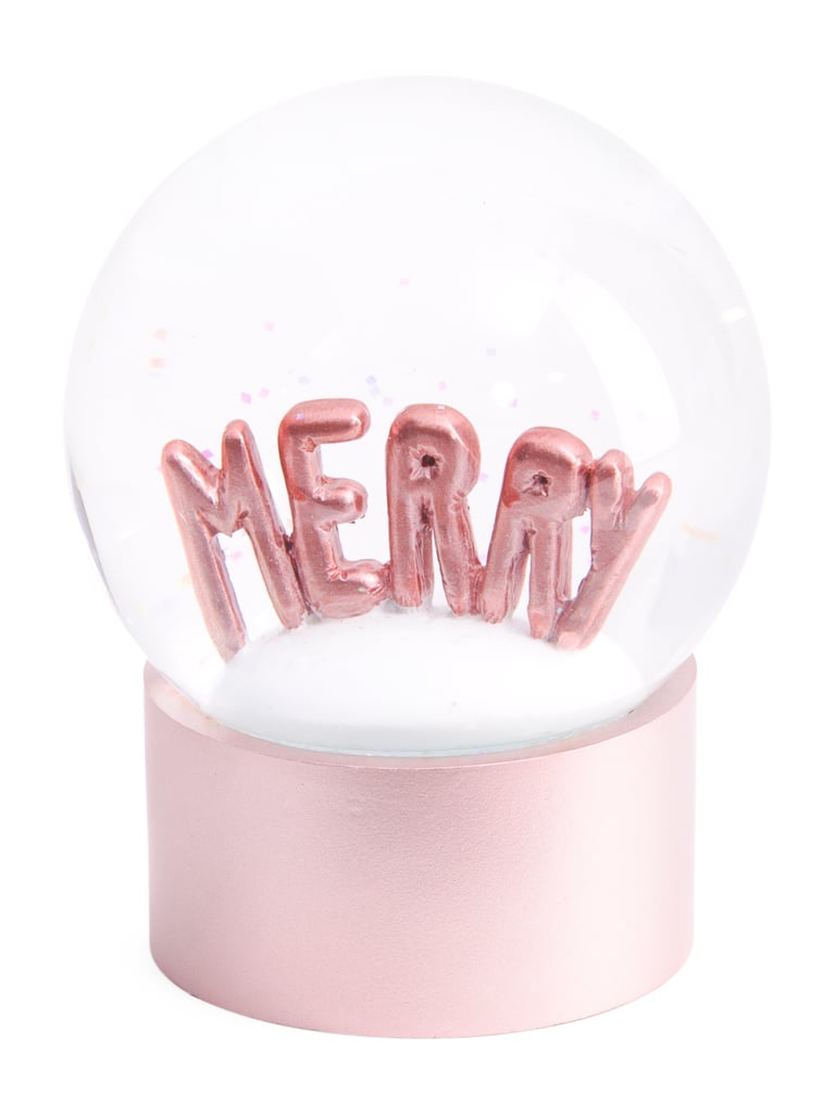 Resin Merry LED Water Globe