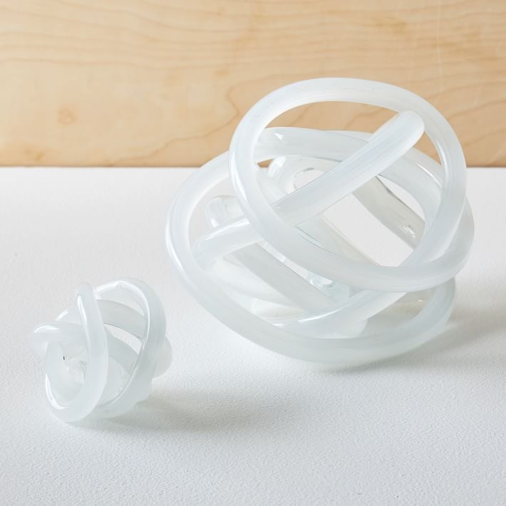 White Glass Knots