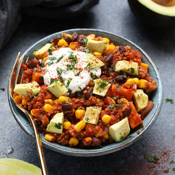 Slow-Cooker Sweet Potato Mexican Quinoa