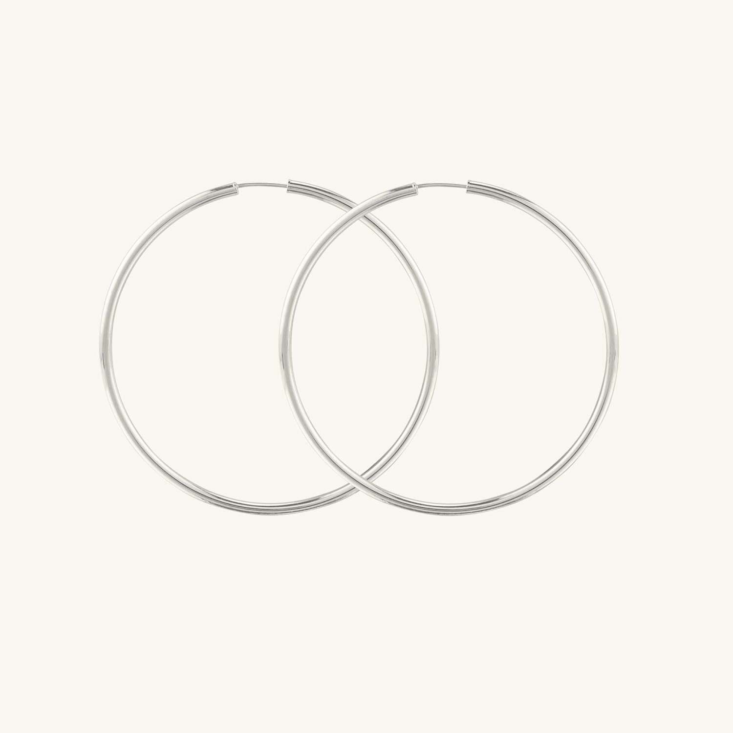 Mejuri oversized thin store hoops