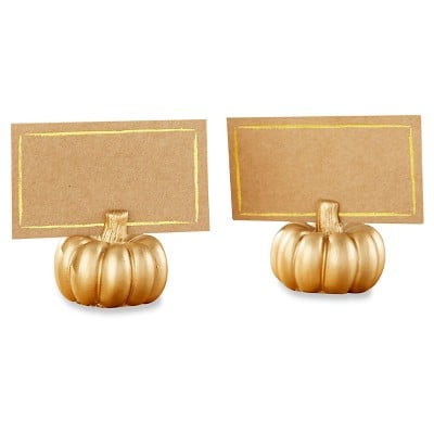 Pumpkin Place Card Holders