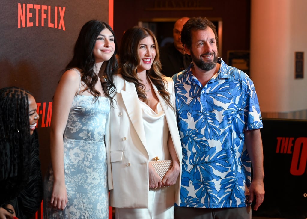 Adam Sandler Brings Wife, Daughter to The Out-Laws Premiere