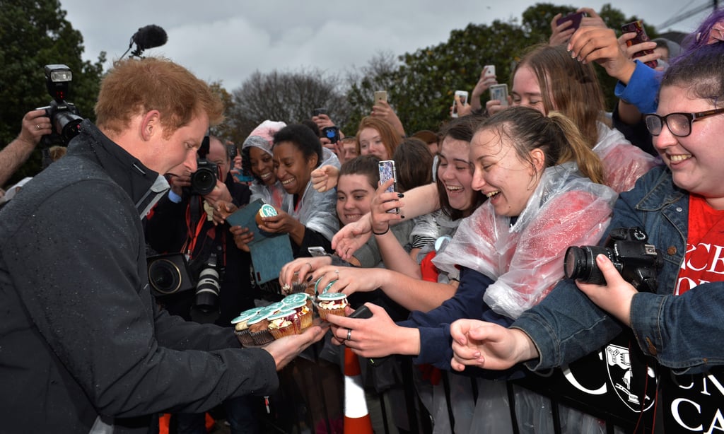 Prince Harry Embraces Former Teacher in New Zealand