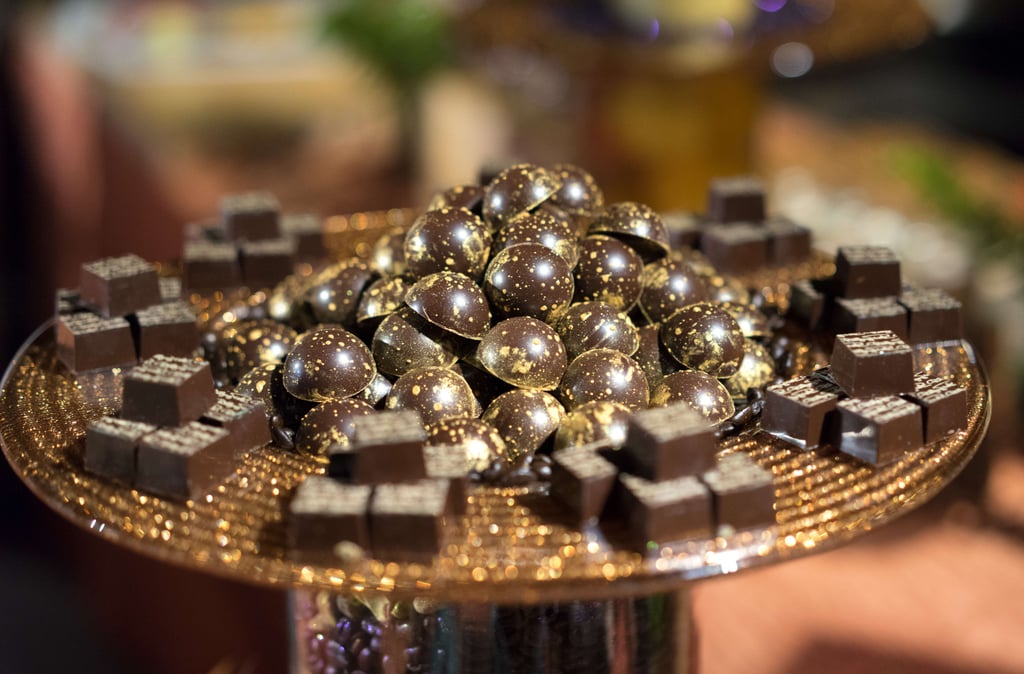 Gold-Dusted Chocolates