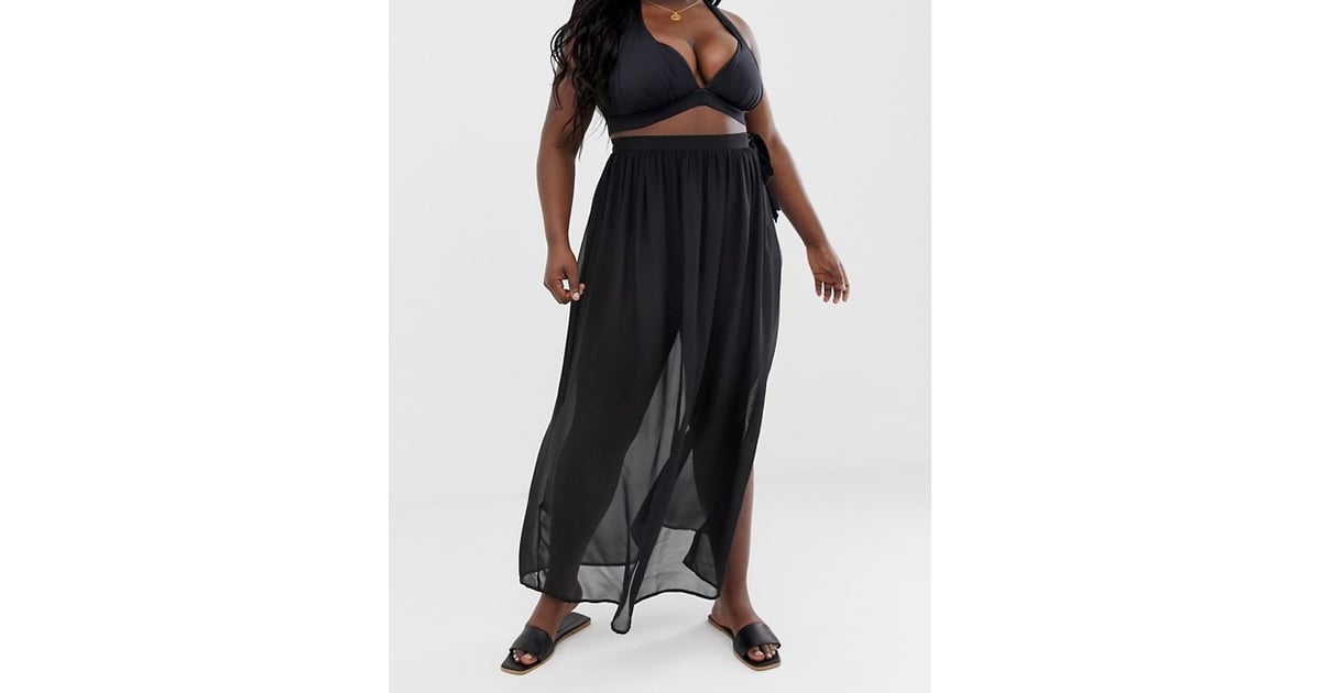 maxi chiffon beach sarong