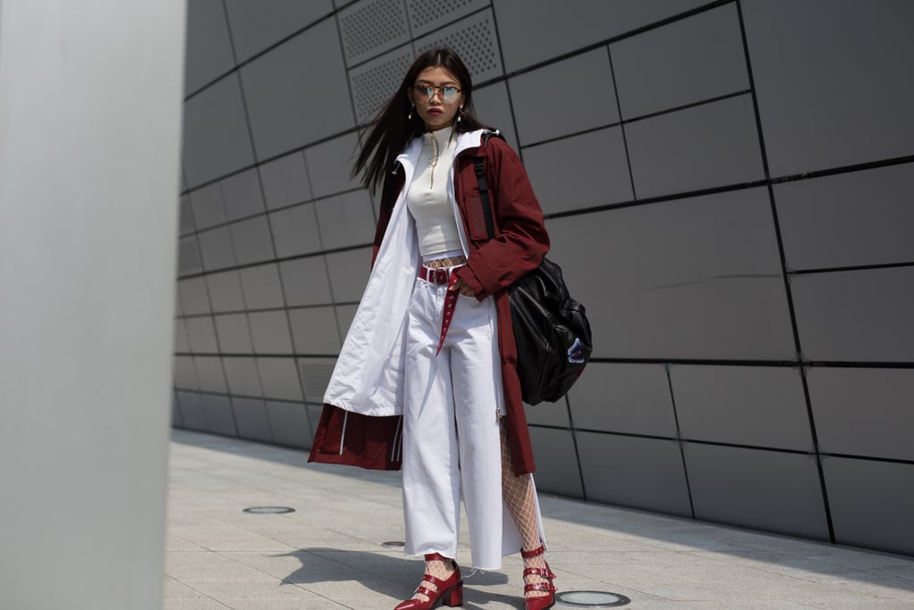 Coordinate one with the colors of your outfit, but use it to draw attention to your pants.