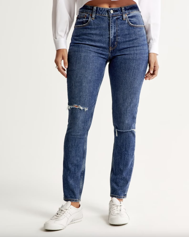 Abercrombie High-Rise Dad Jeans Review: The Fit & 3 Washes Compared - The  Mom Edit
