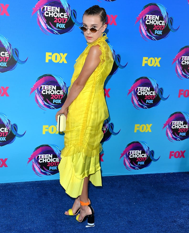 Millie Bobby Brown at the Teen Choice Awards in 2017
