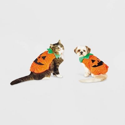 Hyde & Eek! Boutique Plush Pumpkin Dog and Cat Costume