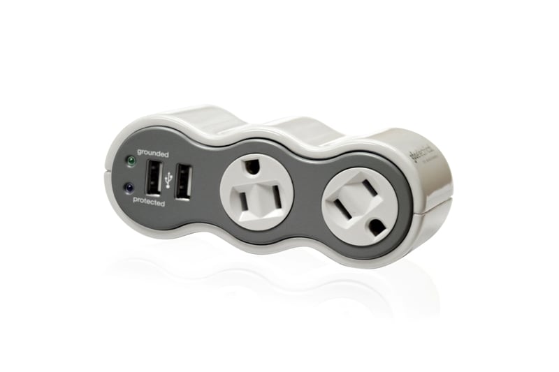 What we love about these rotating outlet and USB ports ($19, originally $25) is that you'll never be struggling to plug in two gadgets at once.