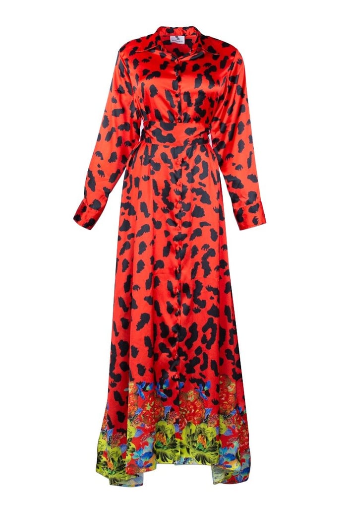 Sai Sankoh Red Jezebel Shirt Dress