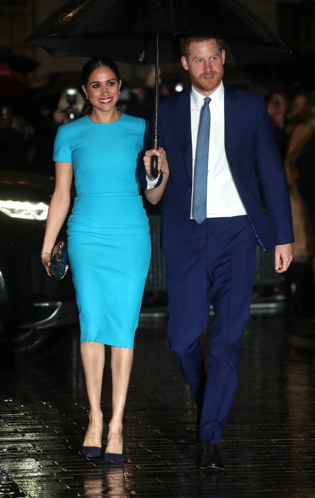 Prince Harry and Meghan Markle at the 2020 Endeavour Awards