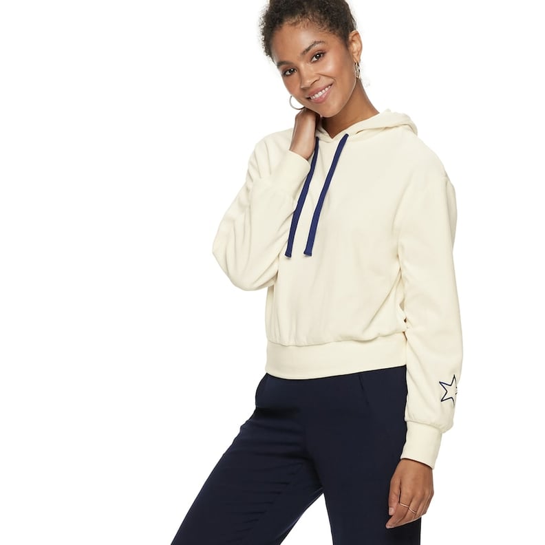 POPSUGAR at Kohl's Star Velour Hoodie