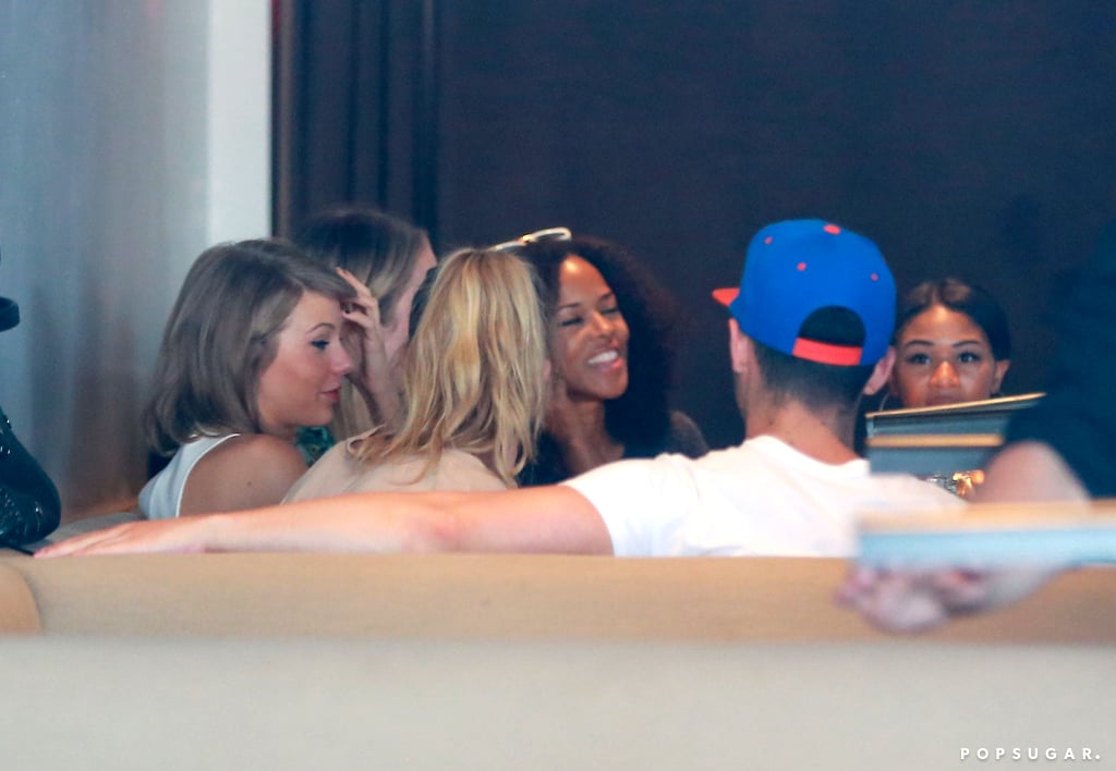 Taylor Swift and Calvin Harris After Jaime King Baby Shower