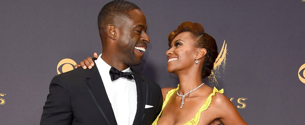 Sterling K. Brown and Ryan Michelle Bathe at 2017 Emmys