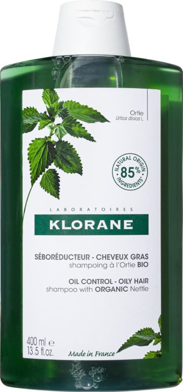 Klorane油控制与荨麻洗发水